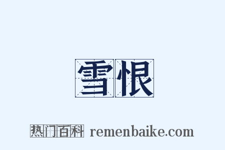 雪恨是什么意思的图片